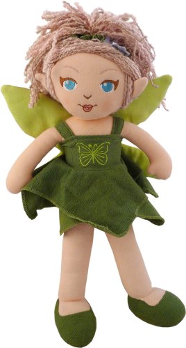 Planet Pixies. Kayla Doll, Blonde/Pink Hair, Green Dress