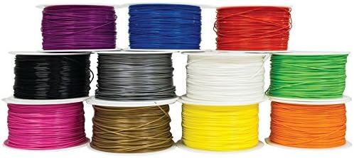 1 - 1.75 PLA 3D FILAMENT ORG, 1.75 PLA Filament for 3D Printer (Orange), Less than .05mm filament diameter tolerance & ships with silica gel to stay dry, 1KG spool with 1.25" spool inner diameter, Premium quality, Works with any 3D printer that prints standard PLA filament spools, Orange...