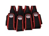 Maddog Designz 4+3 Paintball Harness - Red 4 FREE PODS