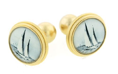 JJ Weston brushed finish gold plated