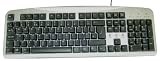 Unitek 1906 Economy Keyboard Black & Silver Usb