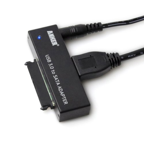 Anker usb 3.0 to sata 3ft converter adapter cable for 2.5 inch/3.…