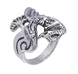 SilverBin Sterling Silver Winged Dragon Ring