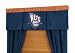 New Jersey Nets Pleated Valance and Drapes Set