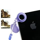 【全12タイプ】携帯電話 / カメラ対応　面白い写真が撮れるジェリーレンズ　(偏光レンズ) ブルー　Polarized Jelly Lens for Phone / Camera  (1553-7)