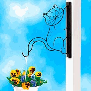 Cat Wall Plant Hanger by 