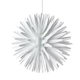 kitchen pendent lights-Black+Blum Big Bang 19-3/4 by 11-1/2 by 3-1/4-Inch Pendent Light, White
