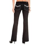 G by GUESS Rockstar Black Flare Jeans