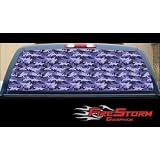 Blue Camouflage 22 x 65 - Rear Window Graphic Truck SUV decal tint film truck by FireStorm