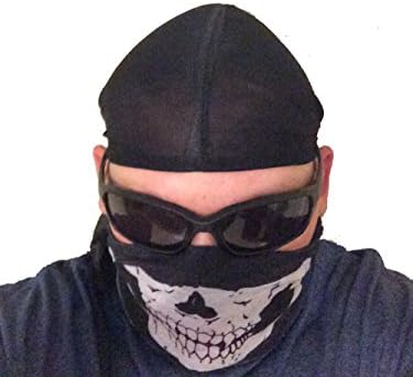 Rodovy Skull Mask + Head Wrap Combo