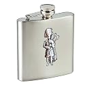 Pipe Major 6oz Stainless Steel Hip Flask