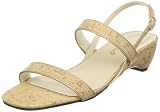 Annie Shoes Women's Chablis Slingback Sandal,Cork/Gold,12 M US