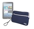 Tough Water & Scratch Resistant Blue Neoprene Zip Case For Samsung P1000 Galaxy Tab 7 / 7.7 & Samsung Galaxy Tab 2 7.0 / 7.7 (GT-P3110 & P3100)