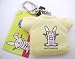 Happy Bunny 'Not Listening' T Shirt Key Chain by Basic Fun