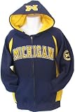Men`s Michigan Wolverines Class Act Full Zip Hoodie