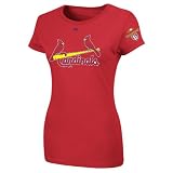 MLB Women's St. Louis Cardinals Lance Berkman 2011 World Series Champions Name & Number T-Shirt (Athletic Red, Large)