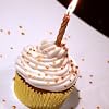 Edible Gold Glitter Stars for Cupcakes Cakes Champagne
