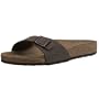 Birkenstock Madrid 40093, Sandali unisex adulto, Nubuk moka, 40 (stretta)