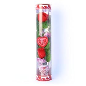 Valentine's Day Mini Vase & Flowers