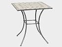 Siena Garden Fiore Tisch 64x64cm eckig Gest.:Eisen/Mosaik-Optik