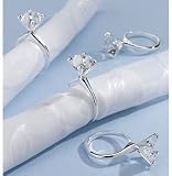 Review Yacanna  / Diamond Napkin Rings (Set of 4)