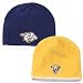 Nashville Predators Reversible (Yellow/Blue) Knit Beanie