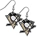 NHL Siskiyou Sports Womens Pittsburgh Penguins Chrome Dangle Earrings One Size Team Colors