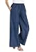 Woman Within Plus Size Tall Cropped Palazzo Denim Pants