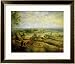 An Autumn Landscape with a View of Het Steen in the Early Morning, circa 1636 (Detail) Framed Art Poster Print by Peter Paul Rubens, 29x25
