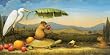 Kevin Sloan The Gift Arrives Wooden Jigsaw Puzzle