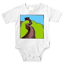 Onesie with wall, Chinese, "Great Wall of China", orient, fortress, asia, China, defense