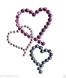Linked Hearts Cling Blings Decal Beads Decorative