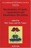 Biochemistry of Lipids, Lipoproteins and Membranes, Fourth Edition (New Comprehensive Biochemistry)