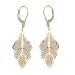 9ct Yellow Gold E4052 Filigree Drop Earrings