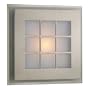 Eurofase SC-1PNE-3N Pane 1-Light Wall Sconce, Satin Nickel/Frost