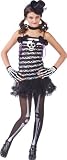 Skeleton Sweetie Teen Halloween Costume (Teen (0-9))
