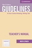 Guidelines Teachers Manual: A Cross-Cultural Reading/Writing Text