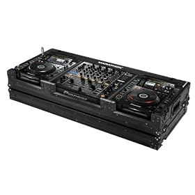 Marathon Flight Road Case MA-DJM9HCDJ2KWBLK for 2X CD Players - Pioneer CDJ-2000 with DJM-900 Nexus Mixer with Wheels, Black: Musical Instruments