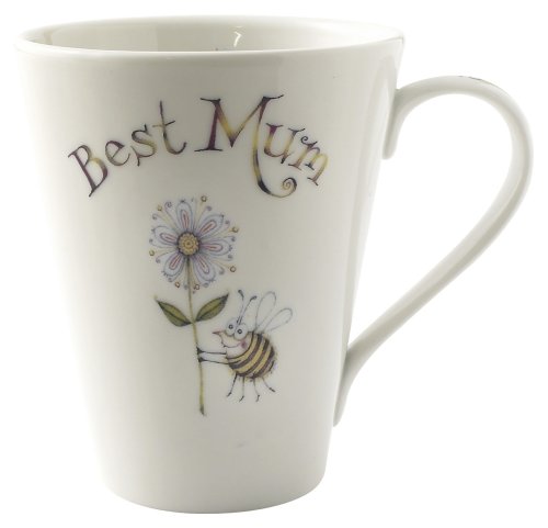 Royal Worcester Clare Mackie Sentiments Best Mum 11-Ounce Mug