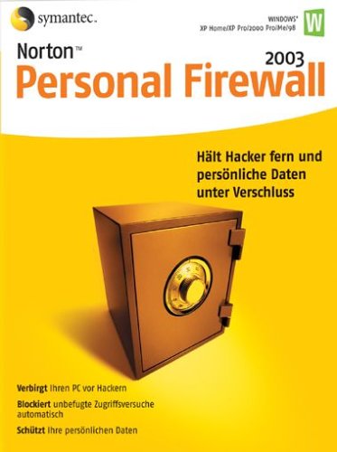 Cover image : Norton Personal Firewall 2003
