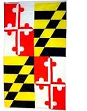 Large New 3x5 Maryland State Flag US USA American Flags
