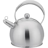 Produkt-Bild: BERGNER 3 Liter Kessel EDELSTAHL - Silber - auch f&uuml;r Induktion - Fl&ouml;tenkessel - Teekessel - Wasserkessel