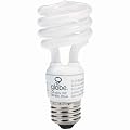Globe 4860201 13-Watt Ultra-Mini Compact Fluorescent Spiral Bulb (60-Watt Incandescent Equivalent), Soft White, 4-Pack
