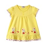 ミキハウス(mikihouse) うさこ♪プチフラワーフリル半袖Ｔシャツ 110cm 黄（04）