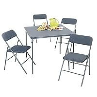 Cosco Inc 14-551-WHD 5-piece Table and Chair Set - Wheat Color