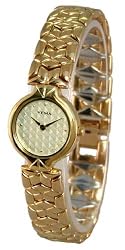 YEMA by Seiko of France Women's Gold-toned Watch with Reversible Two-toned Bracelet. Model: YM772