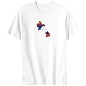 T-Shirt White " Laos Map Color " Country