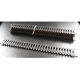 Tyco 9 straight tracks - HO Scale (5) by Tyco