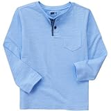 クレイジーエイト Crazy 8/ ポケット ヘンリー スカイ ブルー トップス長袖Tシャツ S【並行輸入】