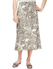 Classic Collection Two Tone Palma Swirl Skirt with Belt